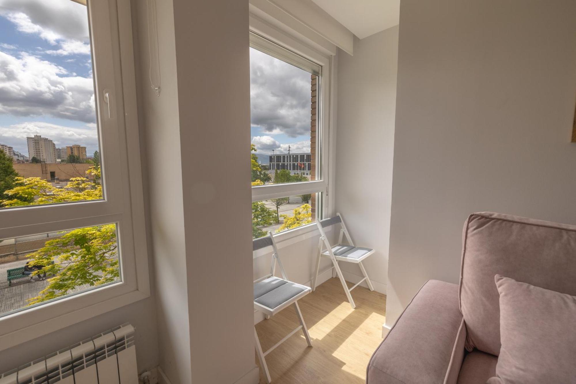 Ferienwohnung Tuapartamento El Mirador De Benjamin Pamplona Exterior foto