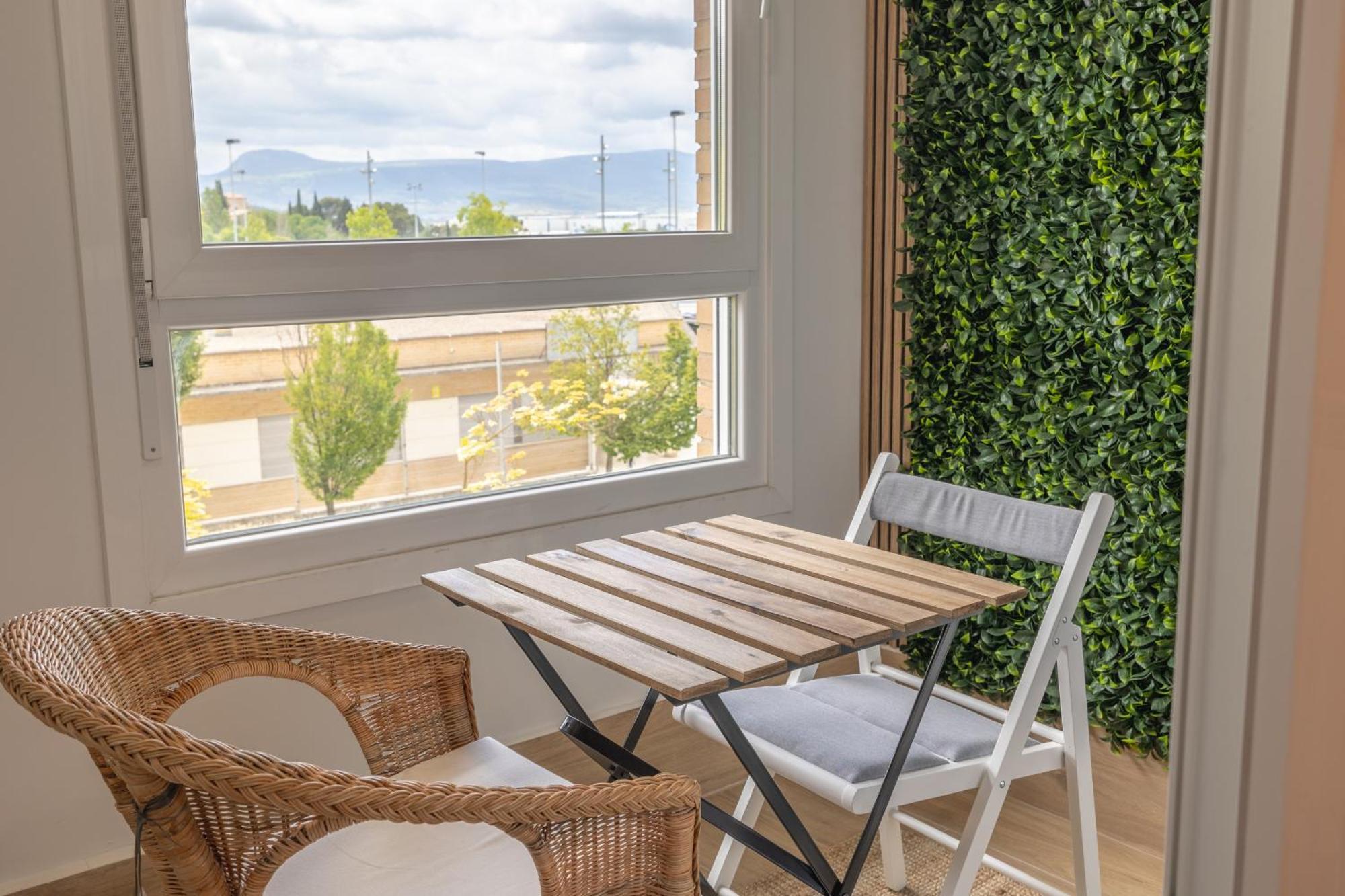 Ferienwohnung Tuapartamento El Mirador De Benjamin Pamplona Exterior foto